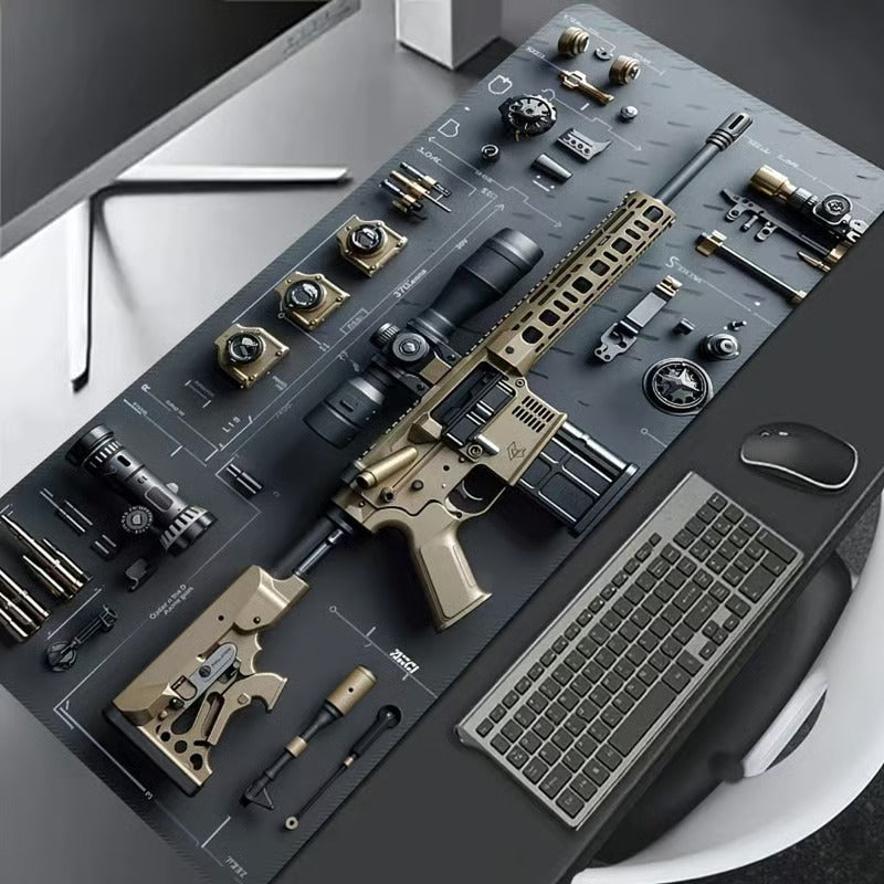 Big Gaming Mouse Pad with Grip Bottom