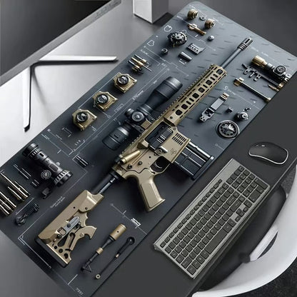 Big Gaming Mouse Pad with Grip Bottom