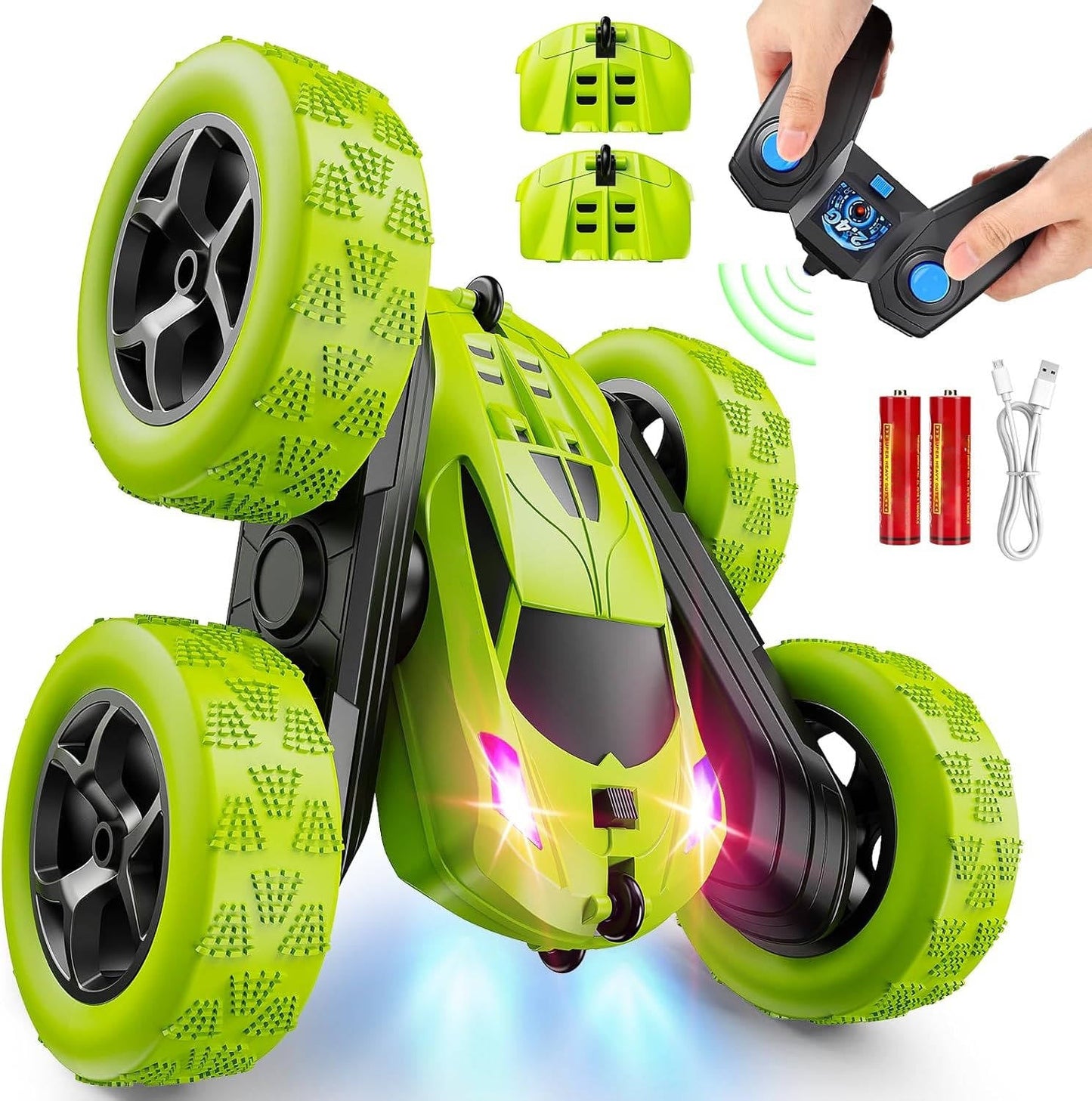 Fun Remote Control Cars for Kids with Flashing Lights