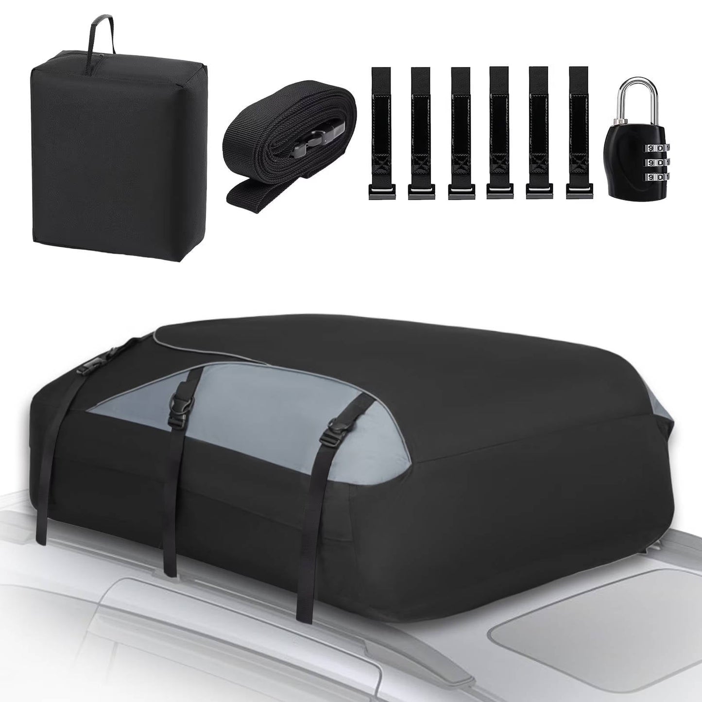 Waterproof Car Top Cargo Carrier With Anti Slip Pad - Luxicro