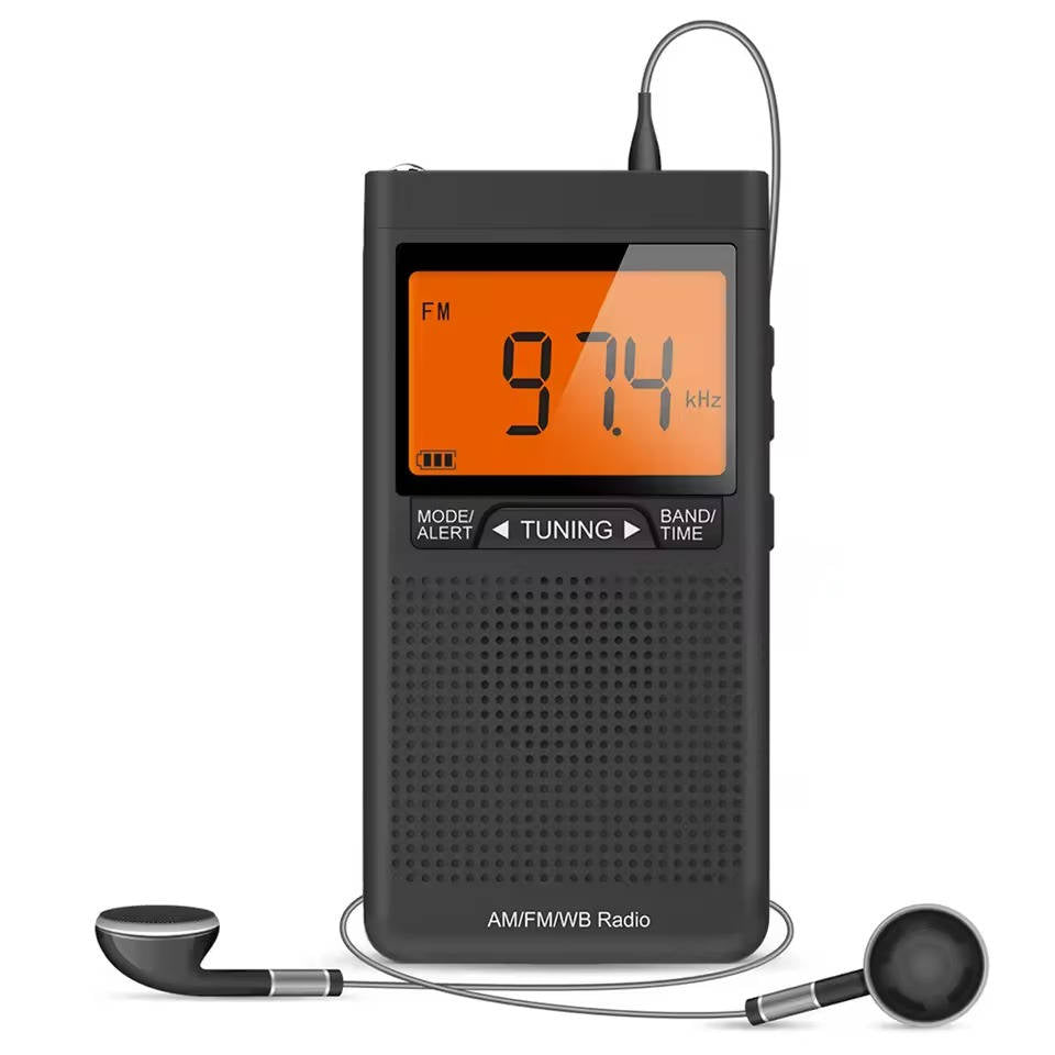 Compact Emergency AM FM Hand Radio - Luxicro