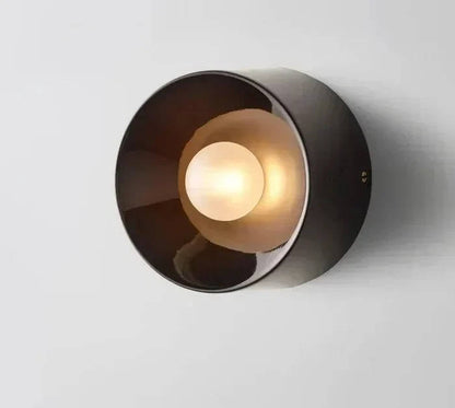 Contemporary Slim Black Wall Light
