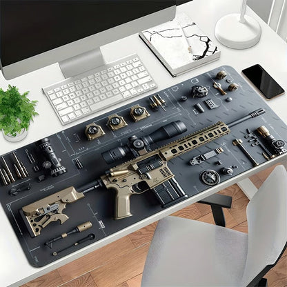 Big Gaming Mouse Pad with Grip Bottom