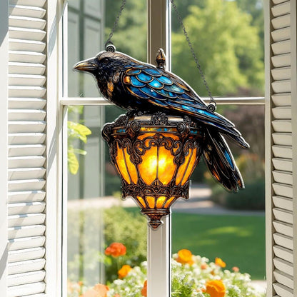 Dark Crow Hanging Decor Pendant
