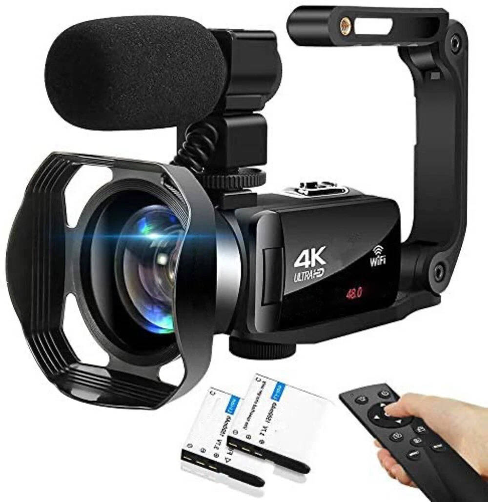 4K WiFi Vlogging Camera with Microphone for YouTube - Luxicro