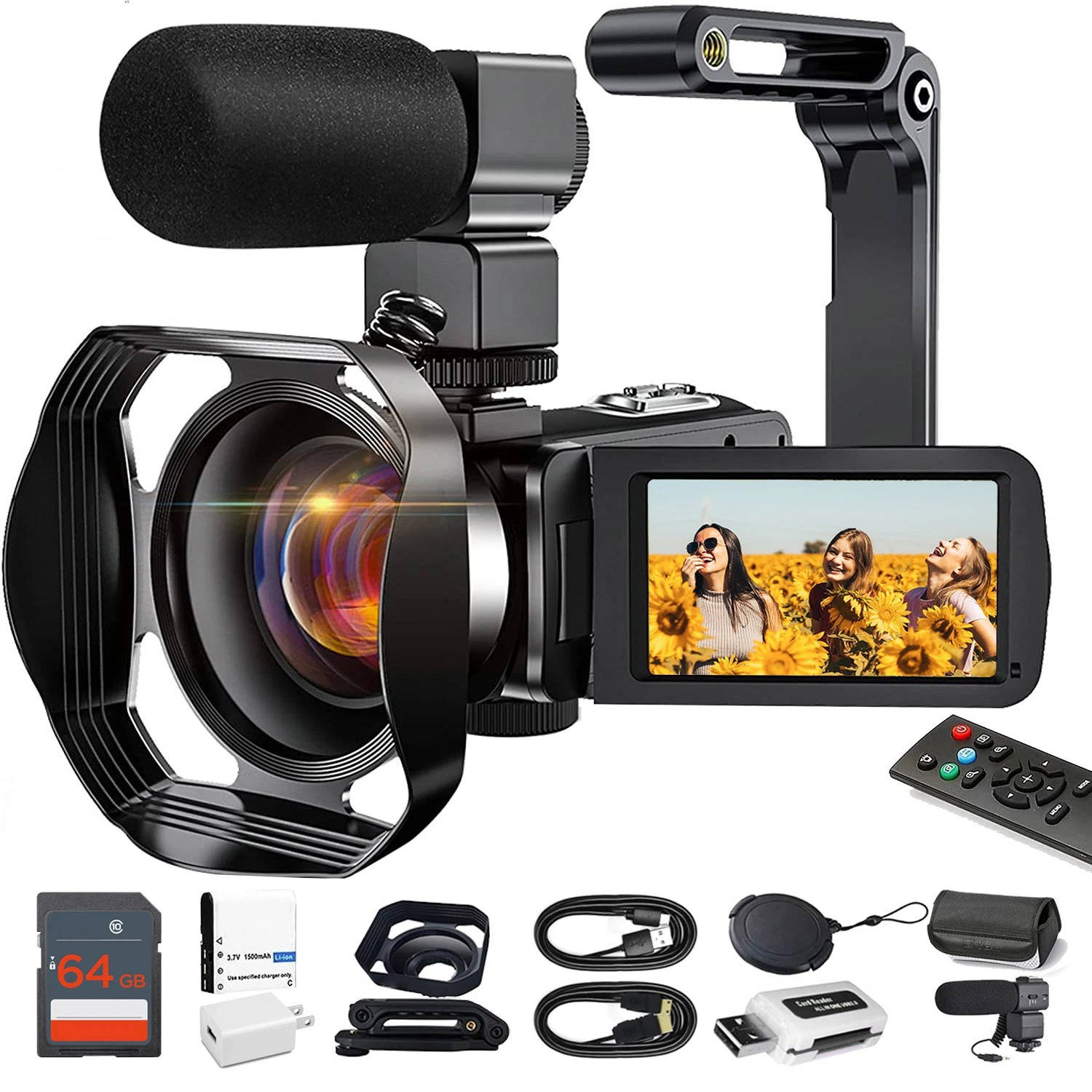 4K WiFi Camera Ultra HD Camcorder for Vlogging - Luxicro