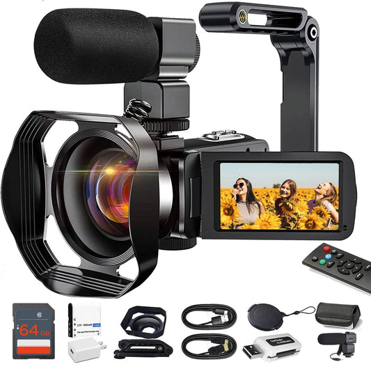 4K WiFi Camera Ultra HD Camcorder for Vlogging - Luxicro