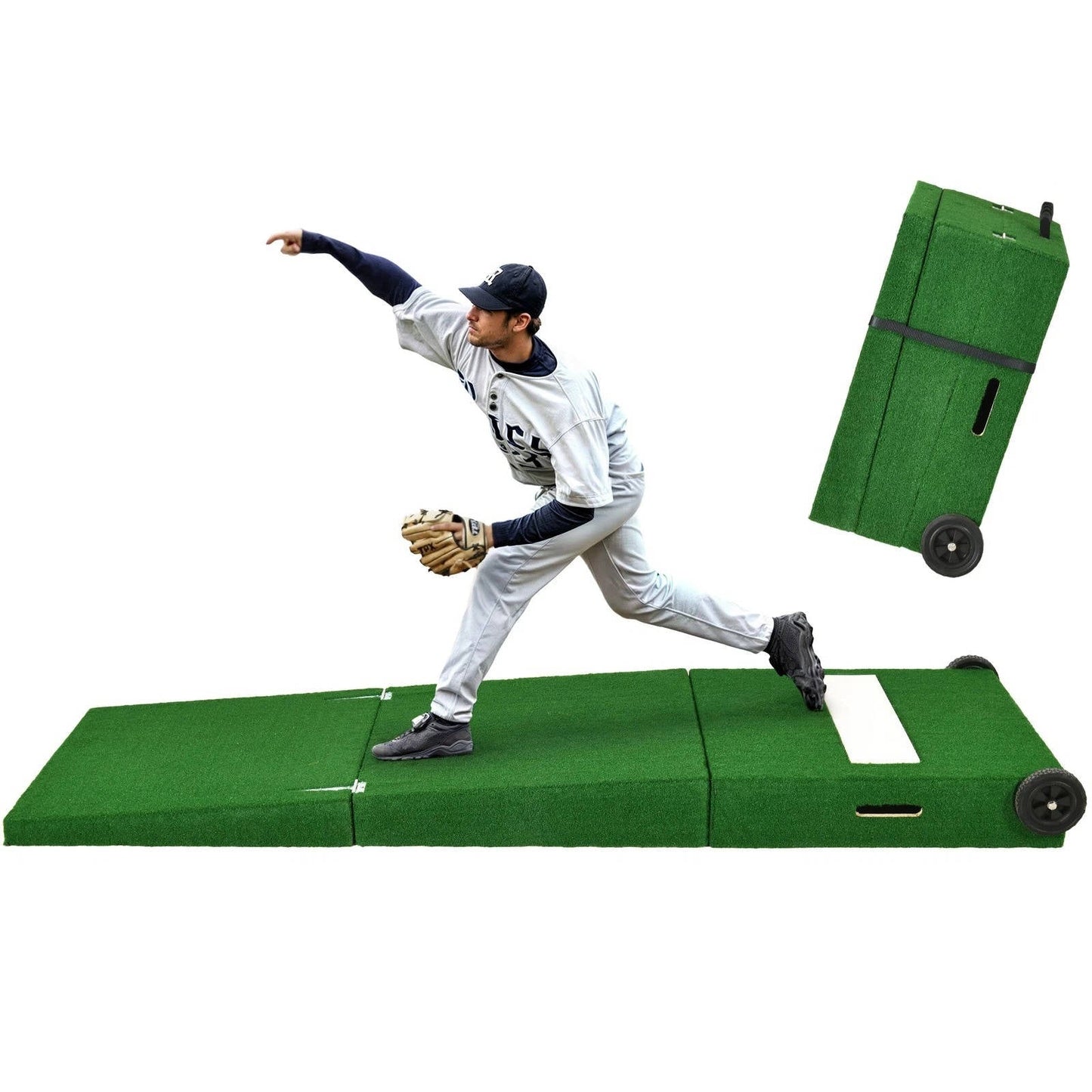 Collapsible Youth Baseball Pitching Mound - Luxicro