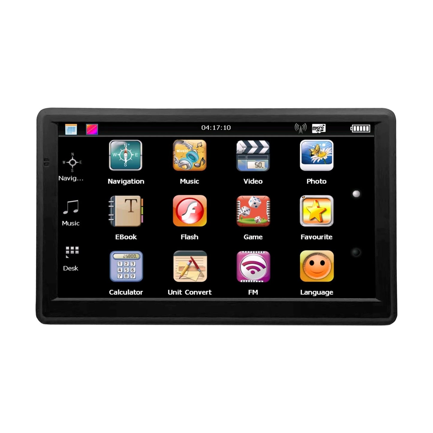 Portable 7 Inch Car Satellite Navigator System