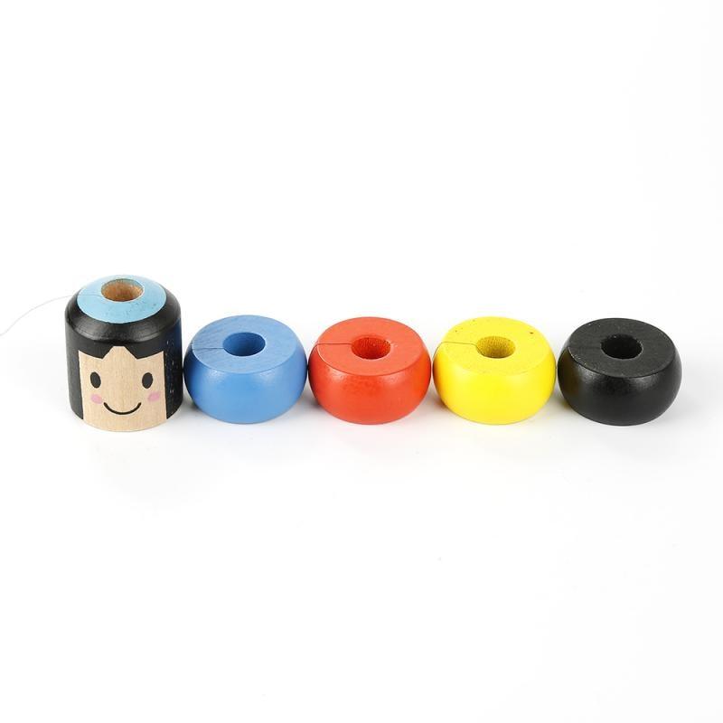Durable Wooden Magic Figure for Kids