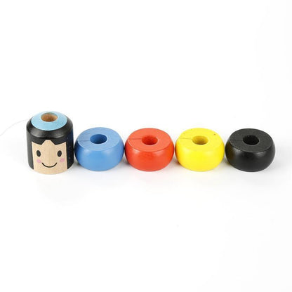 Durable Wooden Magic Figure for Kids