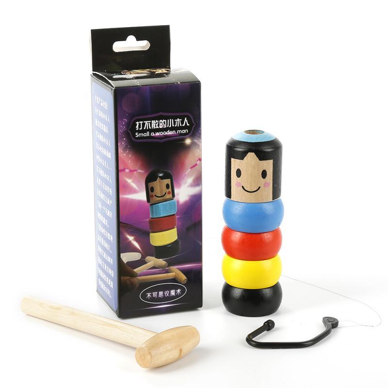 Durable Wooden Magic Figure for Kids
