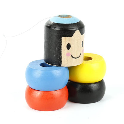 Durable Wooden Magic Figure for Kids