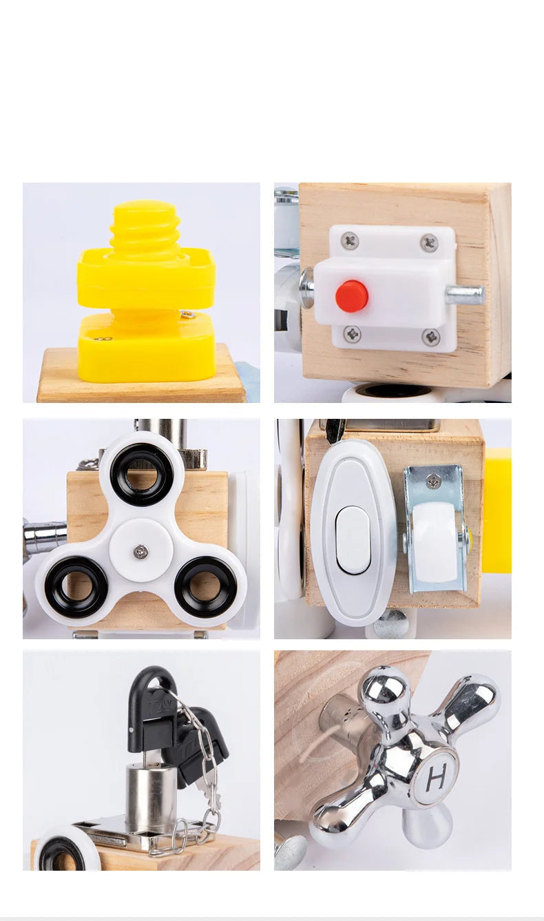 Educational Wooden Toy Cube
