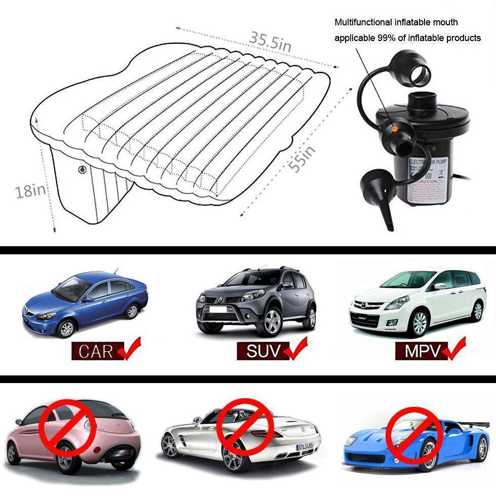 Inflatable Car Air Bed Mattress