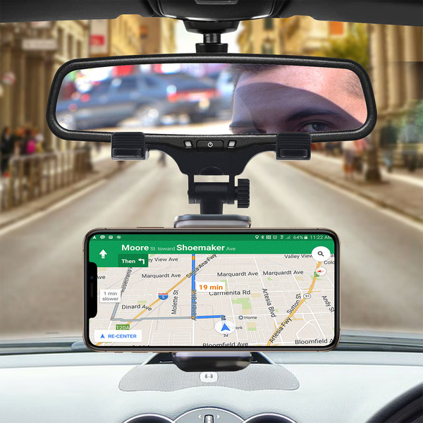 Easy Phone Mount 360 Degree Rotation Adjustable Handsfree Holder - Luxicro