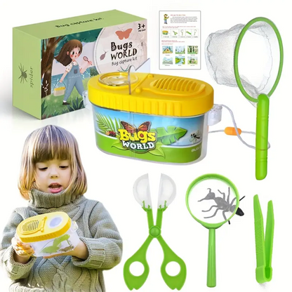Kids Insect Catcher Kit Educational Bug Catcher Set - Luxicro