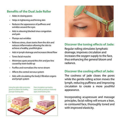 Natural Jade Face Massager Roller