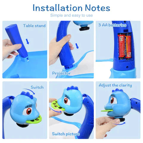 Fun Kids Dinosaur Drawing Table