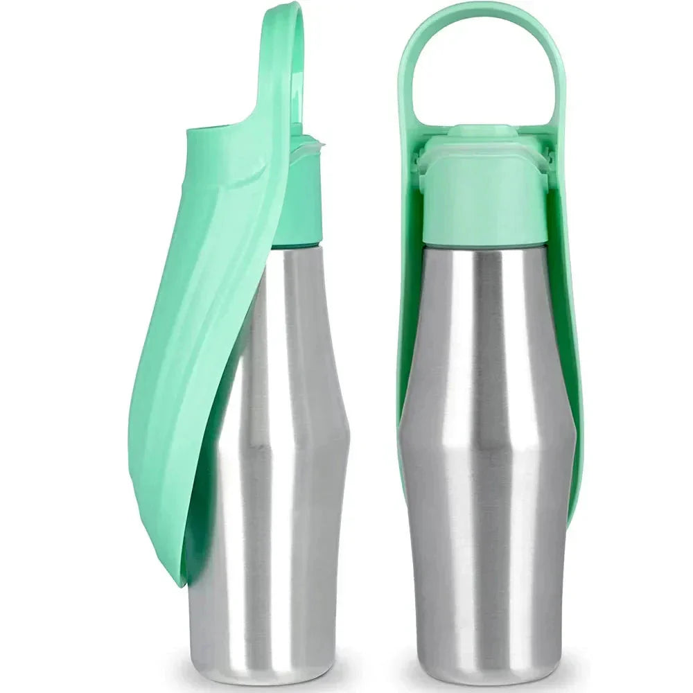 Portable Dog Water Bottle | Durable Stainless Steel