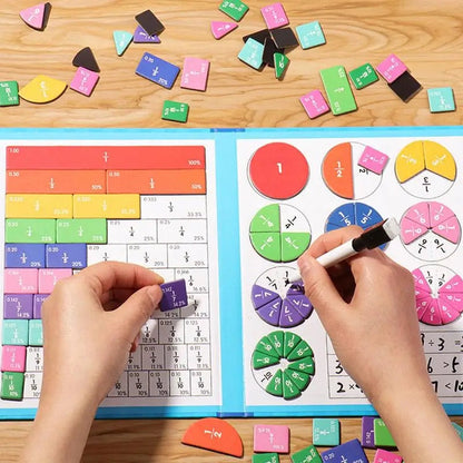Fun Learning Magnetic Fraction Board - Luxicro