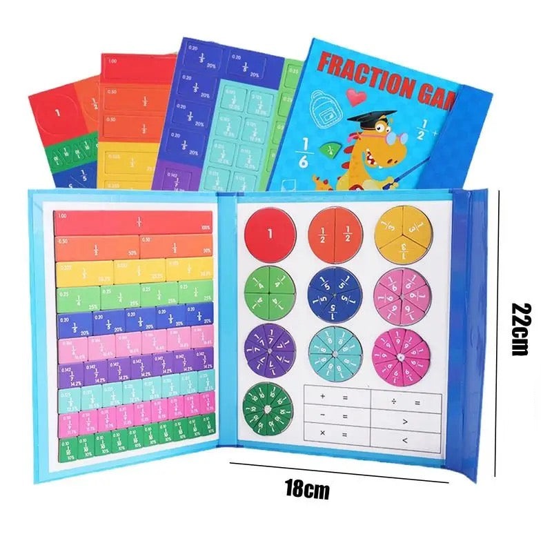 Fun Learning Magnetic Fraction Board