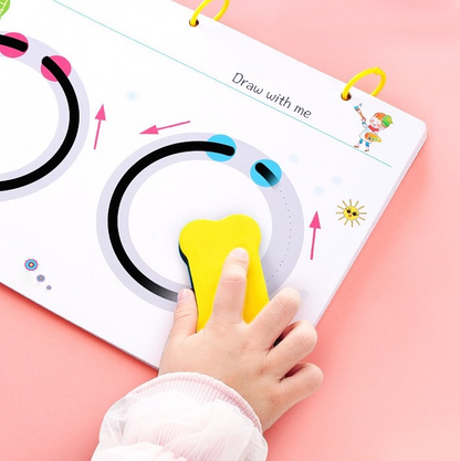 Washable Children's Educational Writing Pad