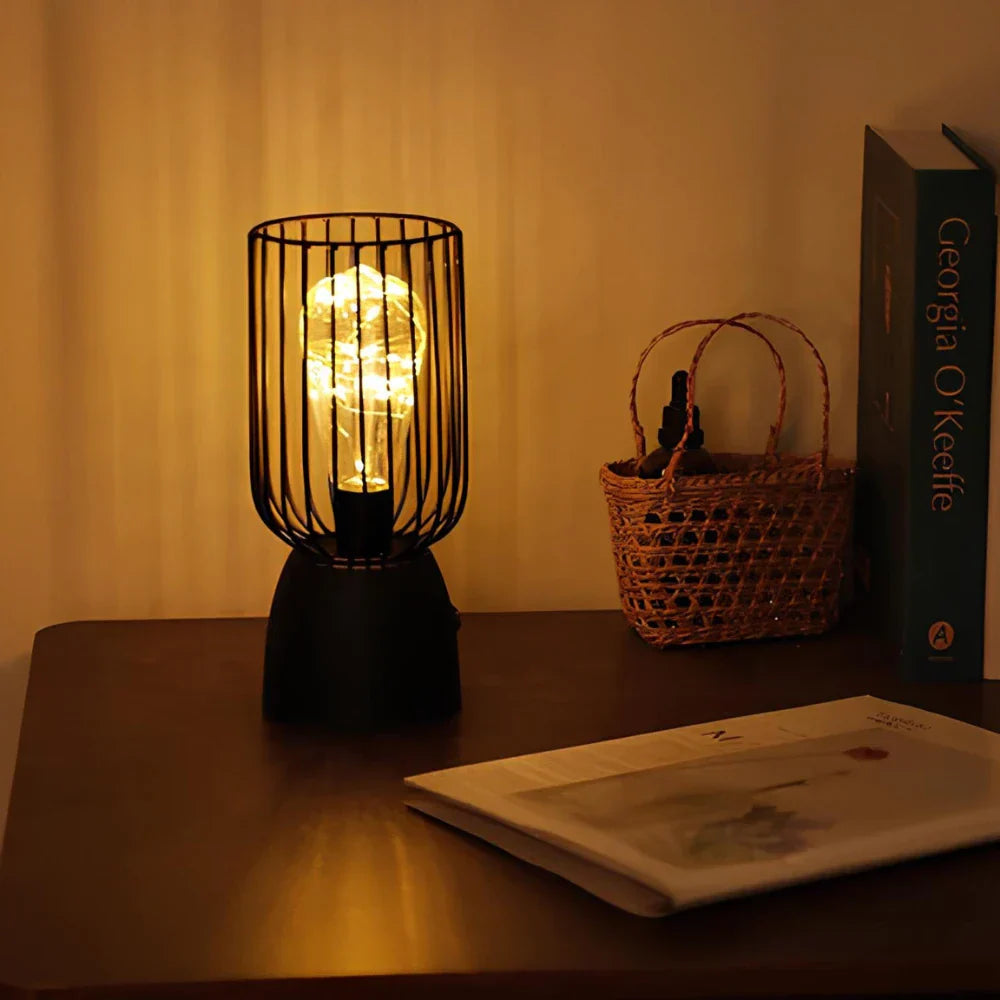 Bright Metal Table Lamp