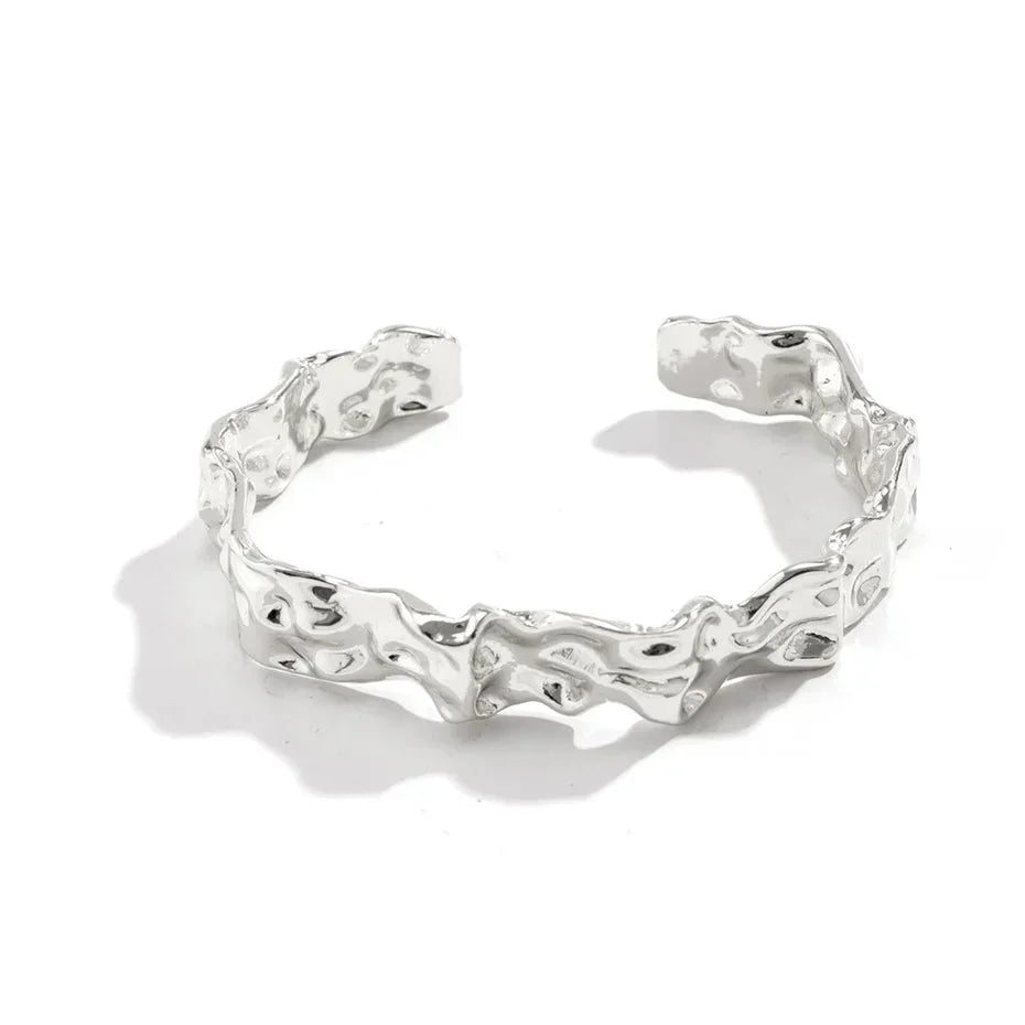 Stylish Thick Textured Bangles Jewelry