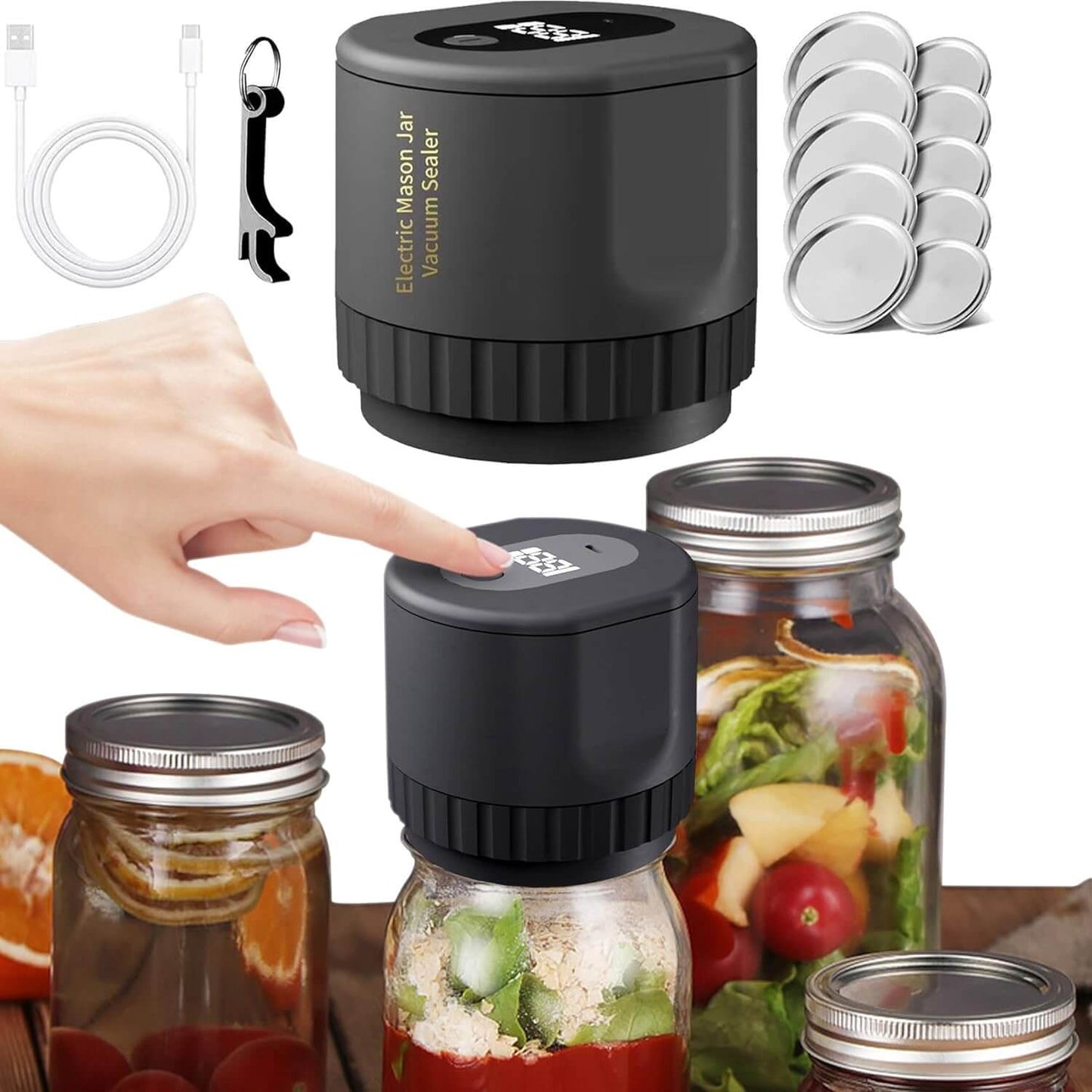 Automatic Food Sealer for Mason Jars and Canning