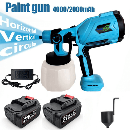 Powerful Cordless Spray Paint Gun for Outdoor Use