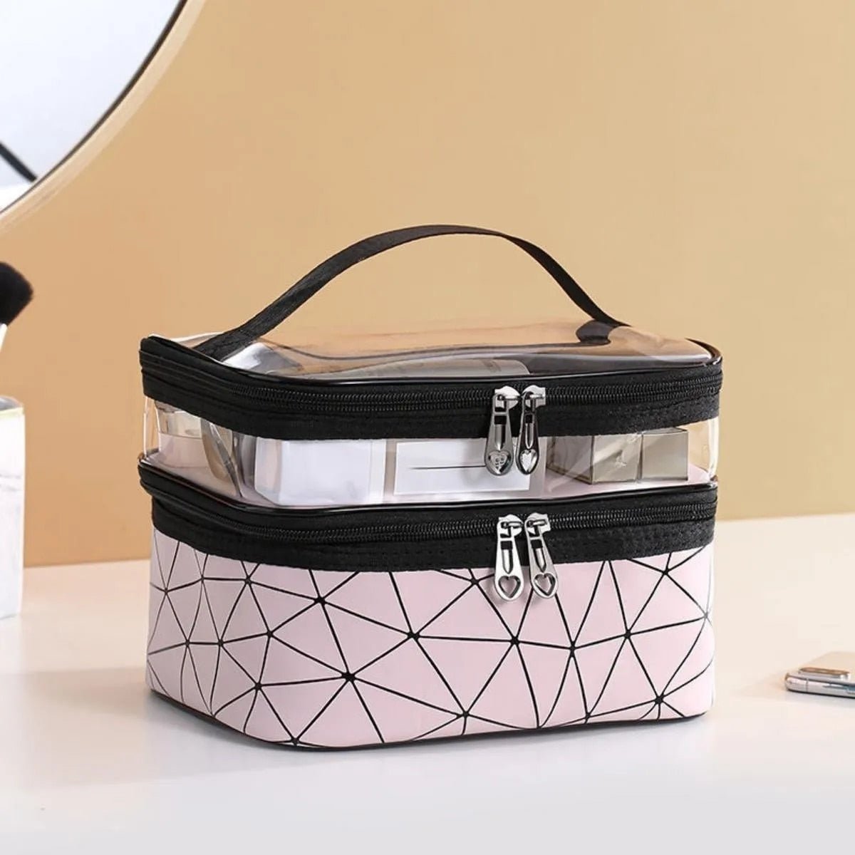 Compact Travel Makeup Bag