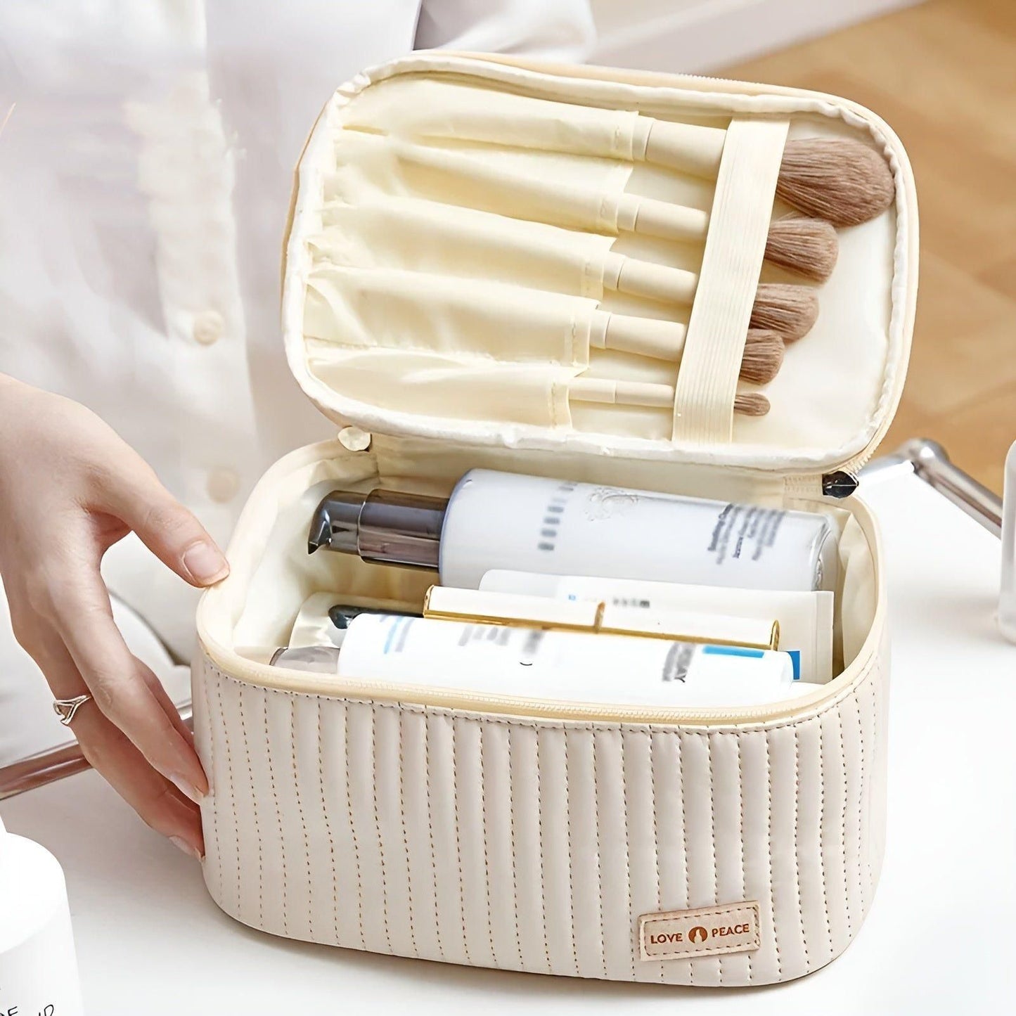 Waterproof Travel Makeup Bag Organizer