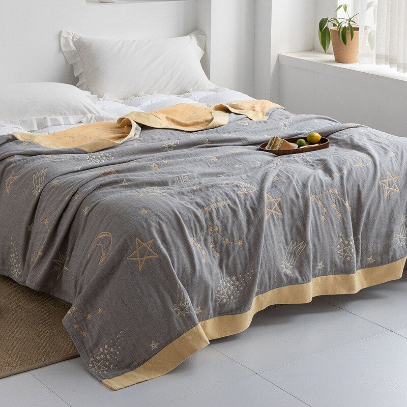 Soft Japanese Style Throw Blanket