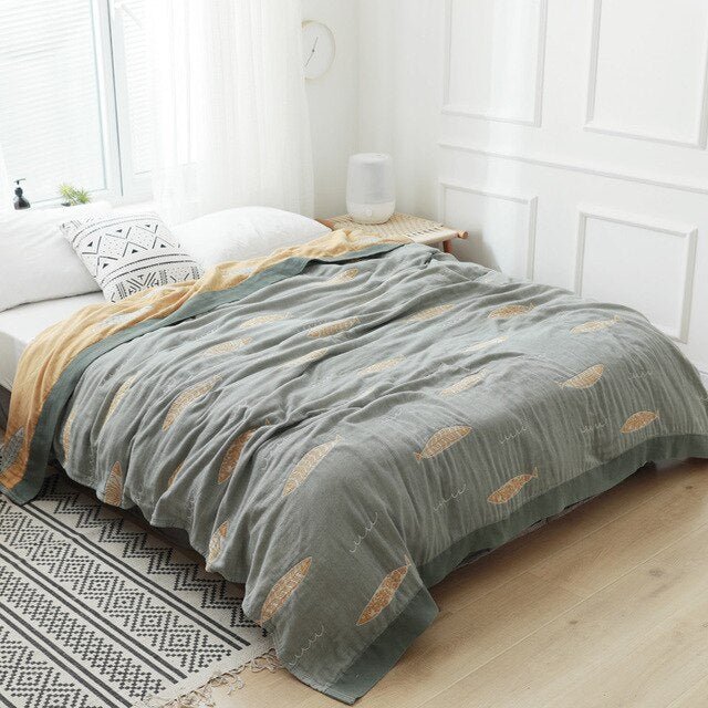 Soft Japanese Style Throw Blanket