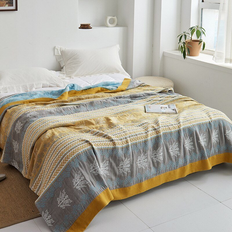 Soft Japanese Style Throw Blanket
