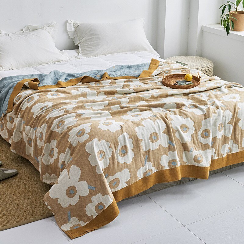 Soft Japanese Style Throw Blanket