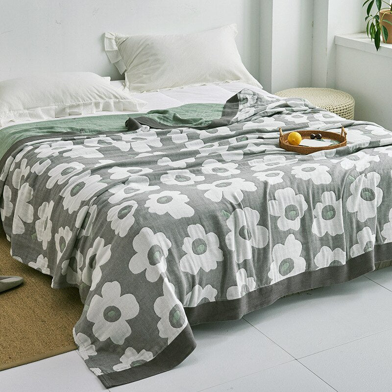 Soft Japanese Style Throw Blanket
