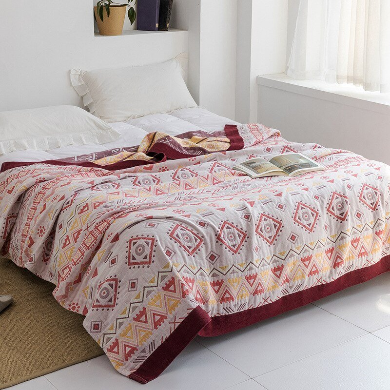 Soft Japanese Style Throw Blanket