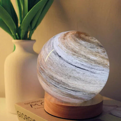 Soft Glow Moon Table Lamp with Dimmable Light - Luxicro