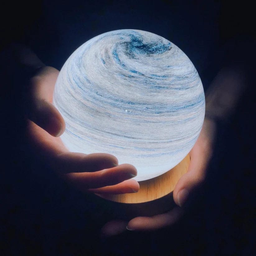 Soft Glow Moon Table Lamp with Dimmable Light