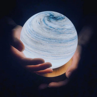 Warm White Moon Table Lamp - Dimmable Nightlight