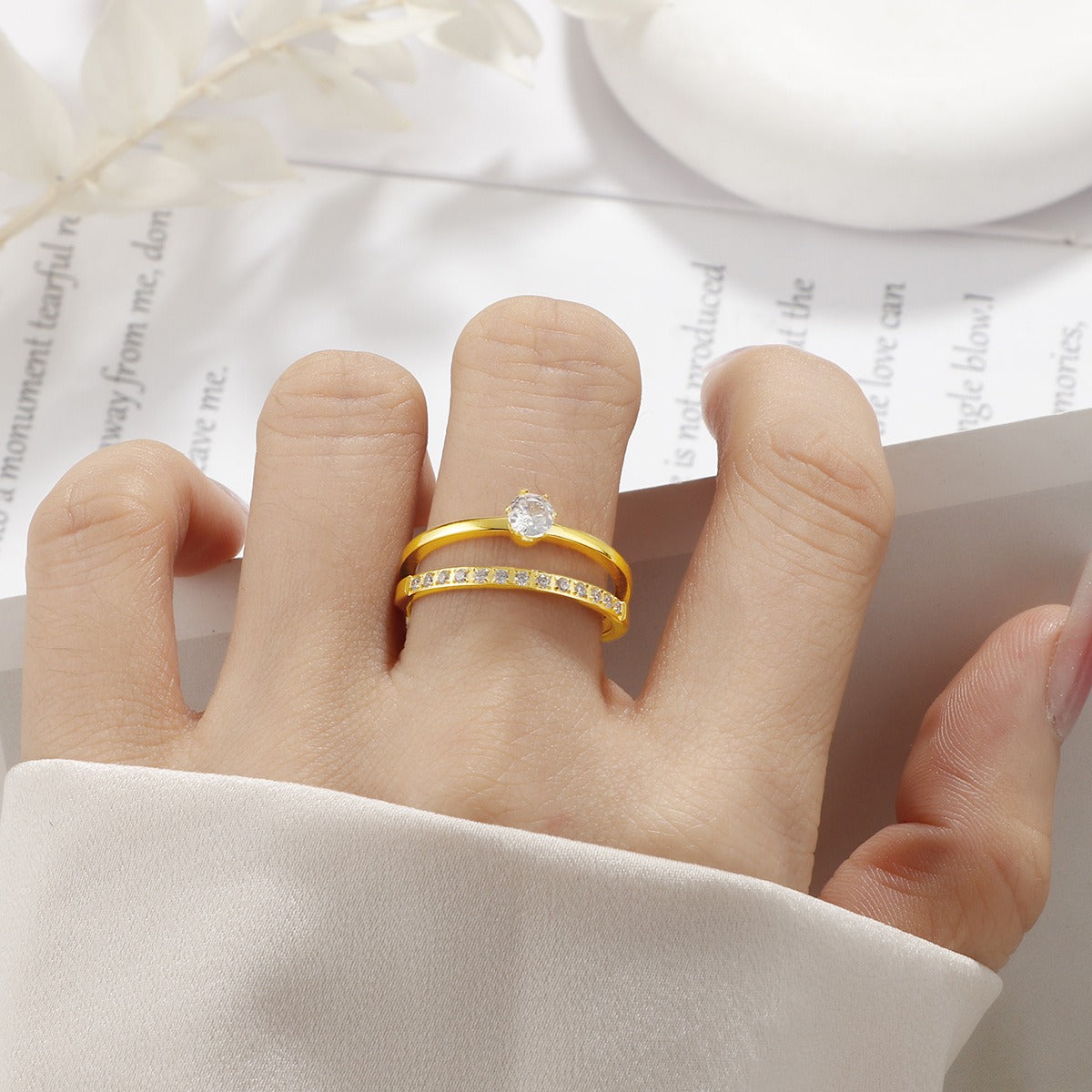 Luxury Gold Ring Set – Fine Diamond Jewelry - Luxicro
