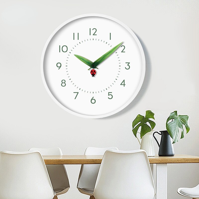 Natural Wood Bird Wall Clock