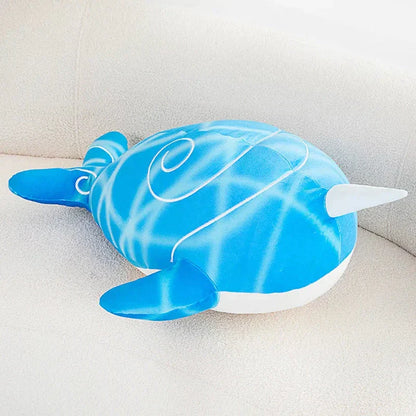Adorable Blue Cartoon Plush Stuffed Animal Toy