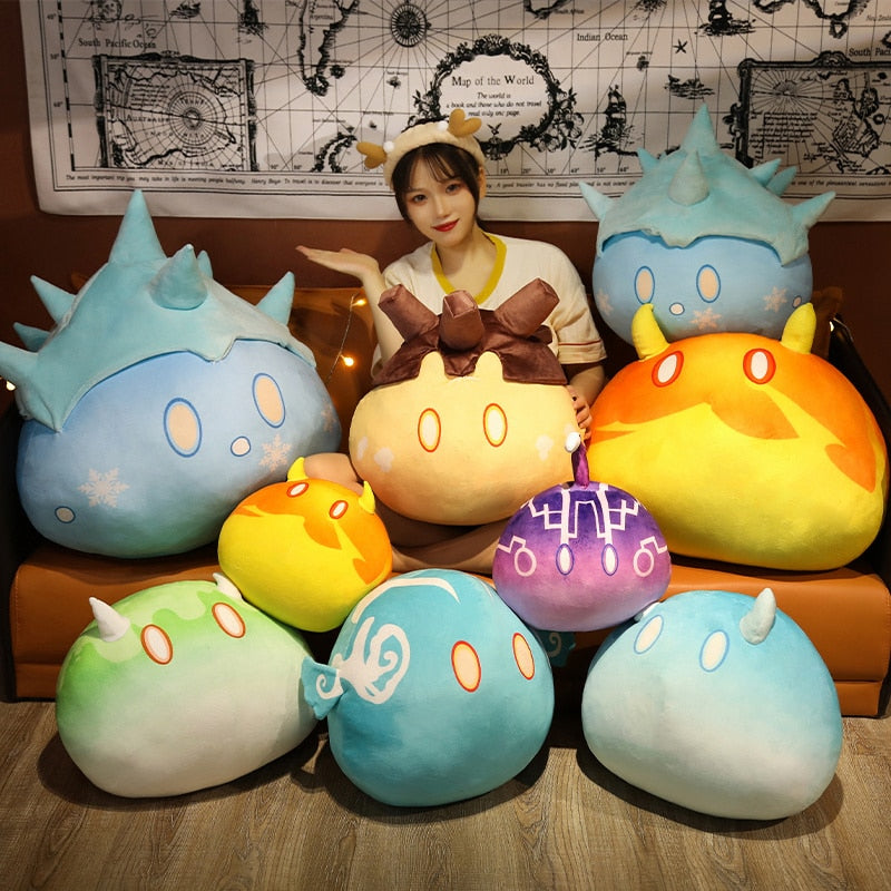 Cute Genshin Impact Slime Plush Toy - Luxicro