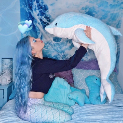 Colorful Ocean Dolphin Figurine