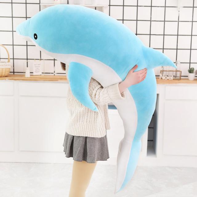 Vibrant Sea Dolphin Decor Statue