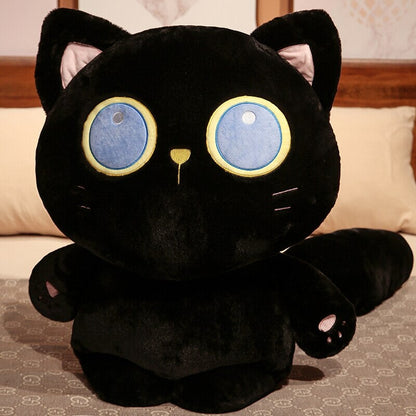 Adorable Black Cat Soft Plush Toy
