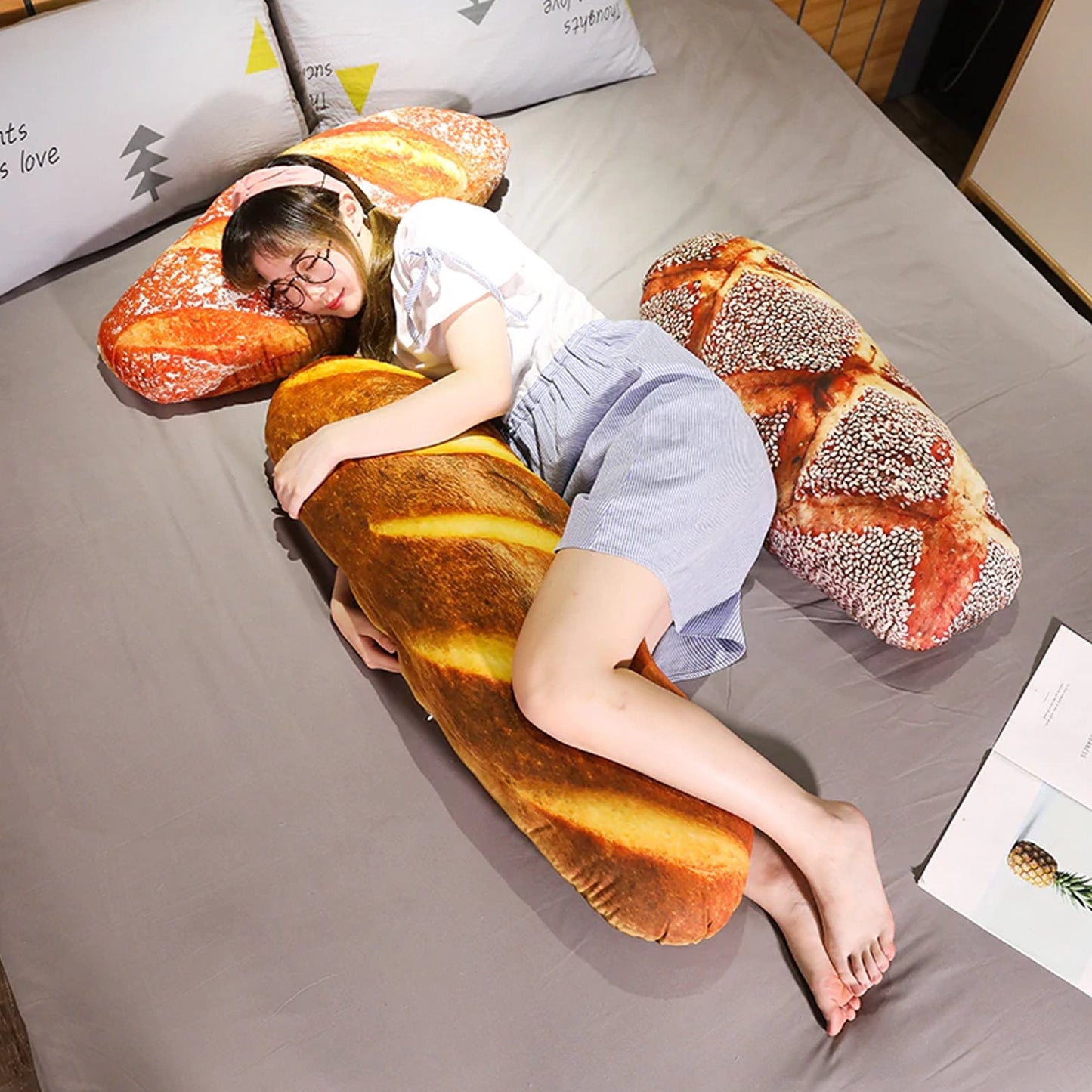 Plush Baguette Cushion Pillow